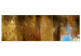 Canvas Print Golden Structures (1-piece) narrow - elegant modern abstraction 138524