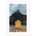 Wall Poster Northern Shore - majestic composition of a yellow cottage against mountains 138724 additionalThumb 15