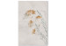 Canvas Spring Branches (1-piece) Vertical - plant landscape on a beige background 142824