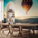 Wall Mural Balloon flight - landscape of balloons soaring into the sky over mountains 143124 additionalThumb 4