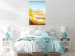 Wall Poster Summer at the Seaside - Yellow Sun Loungers on the Beach Lit by the Holiday Sun 144124 additionalThumb 9
