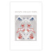 Poster Festive Shapes - Jumping Deer and Blue Holly 148024 additionalThumb 20