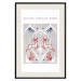 Poster Festive Shapes - Jumping Deer and Blue Holly 148024 additionalThumb 26