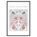 Poster Festive Shapes - Jumping Deer and Blue Holly 148024 additionalThumb 21