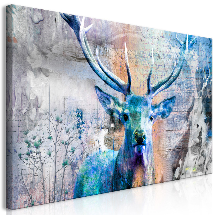 Large canvas print Blue Deer II [Large Format]  149124 additionalImage 3