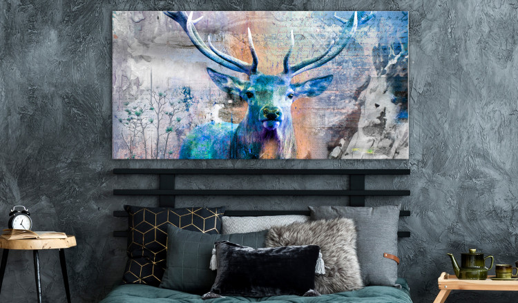 Large canvas print Blue Deer II [Large Format]  149124 additionalImage 6