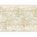Wall Mural Brick Background - Background with a pattern of arranged white stones resembling a wall 61924 additionalThumb 5