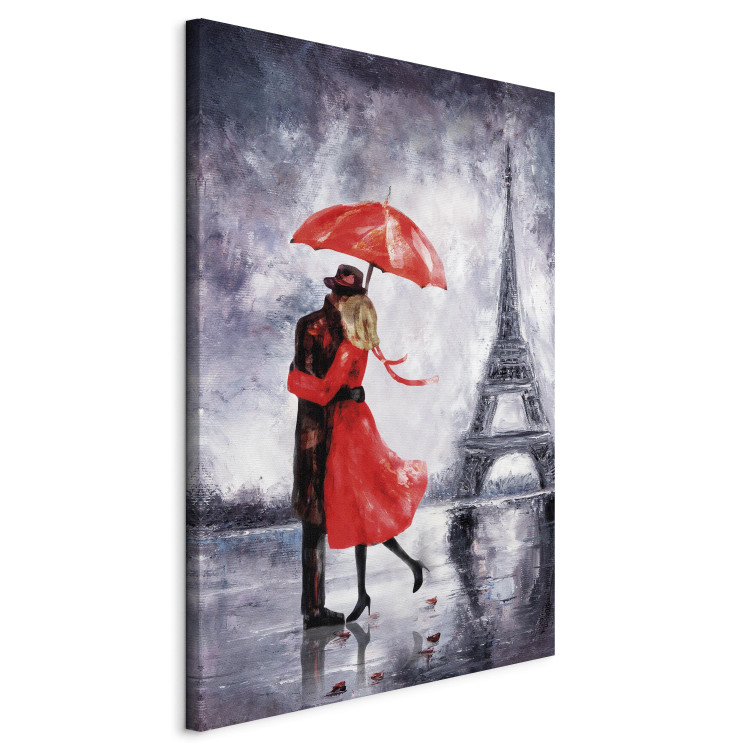 Canvas Art Print Love in Paris 96024 additionalImage 2