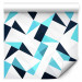 Modern Wallpaper Triangular Mosaic (Blue) 108134 additionalThumb 6