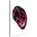Canvas Art Print Magic stone - an abstract, colorful mineral on a white background 117734 additionalThumb 2
