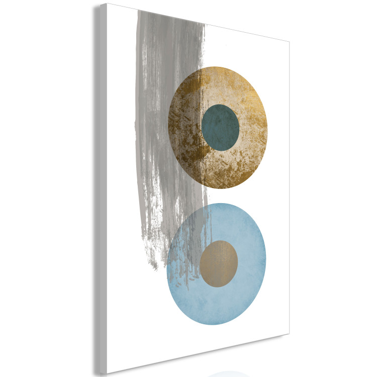 Canvas Art Print Colors of Shapes in Art (1-part) - Geometric Circles Abstraction 117834 additionalImage 2