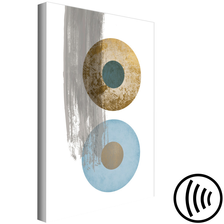 Canvas Art Print Colors of Shapes in Art (1-part) - Geometric Circles Abstraction 117834 additionalImage 6
