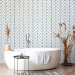 Modern Wallpaper Big Harmony of Patterns (Blue) 122634 additionalThumb 10