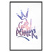 Wall Poster Girl Power - colorful English text with a crown on a white background 122934 additionalThumb 18