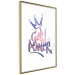 Wall Poster Girl Power - colorful English text with a crown on a white background 122934 additionalThumb 12