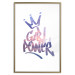 Wall Poster Girl Power - colorful English text with a crown on a white background 122934 additionalThumb 16