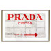 Poster Concrete Prada - red English text on a concrete tile texture 123134 additionalThumb 14