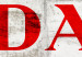 Poster Concrete Prada - red English text on a concrete tile texture 123134 additionalThumb 9