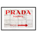 Poster Concrete Prada - red English text on a concrete tile texture 123134 additionalThumb 15