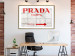Poster Concrete Prada - red English text on a concrete tile texture 123134 additionalThumb 13