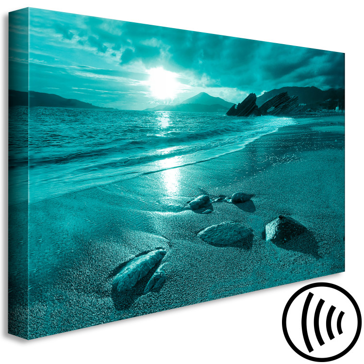 Canvas Art Print Enchanted Ocean (1 Part) Narrow Turquoise 125034 additionalImage 6