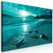 Canvas Art Print Enchanted Ocean (1 Part) Narrow Turquoise 125034 additionalThumb 2