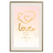 Wall Poster Love Is in the Air - romantic English text on a pastel background 125234 additionalThumb 19