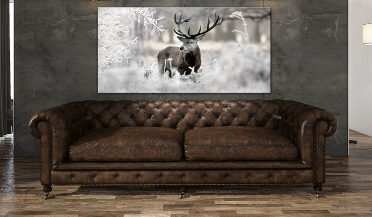 Large canvas print Lonely Deer II [Large Format] 125534 additionalImage 6