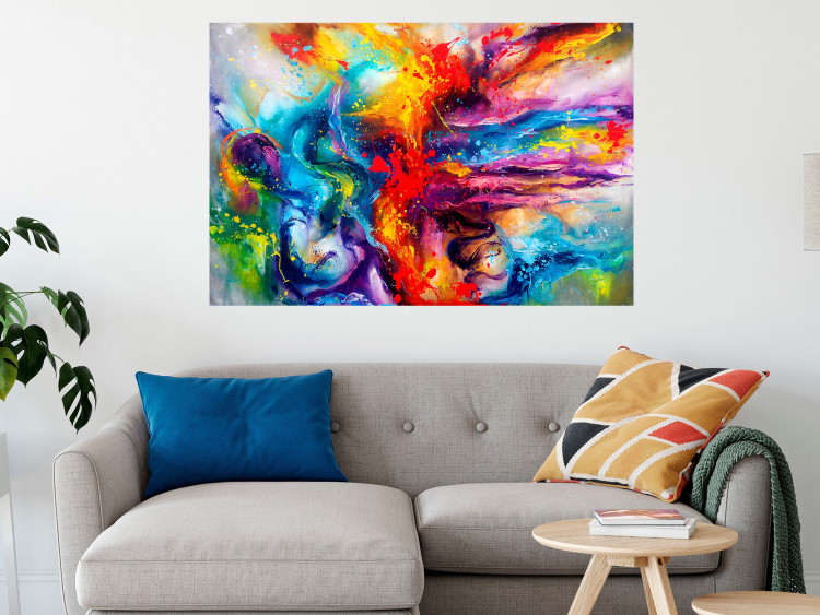 Wall Poster Colorful Splash - abstraction of colorful patterns in artistic motif 128534 additionalImage 2
