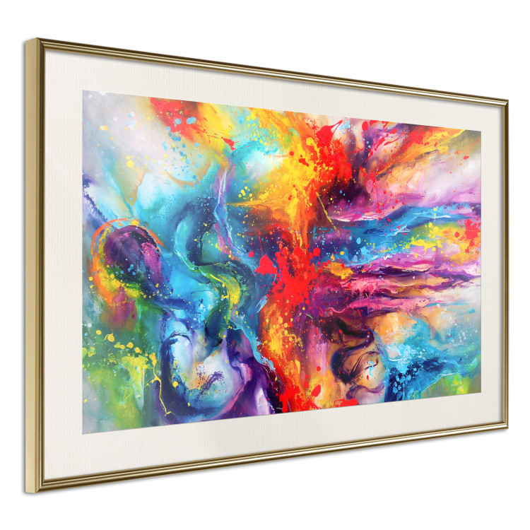 Wall Poster Colorful Splash - abstraction of colorful patterns in artistic motif 128534 additionalImage 3