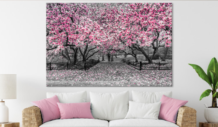 Large canvas print Magnolia Park - Pink [Large Format] 128634 additionalImage 6