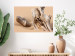 Wall Poster Uncovered Past - beach landscape with a piece of brown wood 129834 additionalThumb 4