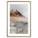 Poster Earth's Warm Breath - mountain landscape amidst fog against a gray sky 130234 additionalThumb 14