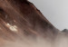Poster Earth's Warm Breath - mountain landscape amidst fog against a gray sky 130234 additionalThumb 9