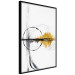 Wall Poster Golden Sunrise - artistic black lines and patterns in an abstract style 131834 additionalThumb 13