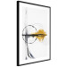 Wall Poster Golden Sunrise - artistic black lines and patterns in an abstract style 131834 additionalThumb 8