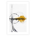 Wall Poster Golden Sunrise - artistic black lines and patterns in an abstract style 131834 additionalThumb 16