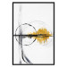 Wall Poster Golden Sunrise - artistic black lines and patterns in an abstract style 131834 additionalThumb 14