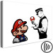 Canvas Mario and a Police Officer - graphic inspired by Banksy's street art 132434 additionalThumb 6