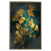 Wall Poster Radiant Glow - abstract golden plant on green texture 135034 additionalThumb 17