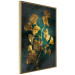 Wall Poster Radiant Glow - abstract golden plant on green texture 135034 additionalThumb 12
