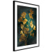 Wall Poster Radiant Glow - abstract golden plant on green texture 135034 additionalThumb 6