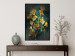 Wall Poster Radiant Glow - abstract golden plant on green texture 135034 additionalThumb 4