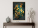Wall Poster Radiant Glow - abstract golden plant on green texture 135034 additionalThumb 5