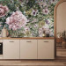 Wall Mural Coming summer - plant motif with blooming flowers in retro style 135734 additionalThumb 6