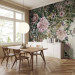 Wall Mural Coming summer - plant motif with blooming flowers in retro style 135734 additionalThumb 7