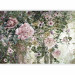 Wall Mural Coming summer - plant motif with blooming flowers in retro style 135734 additionalThumb 5
