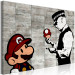 Large canvas print Banksy: Mario Bros [Large Format] 137534 additionalThumb 3
