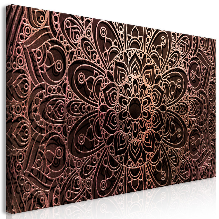 Large canvas print Mandala: Amber Silence II [Large Format] 137634 additionalImage 3