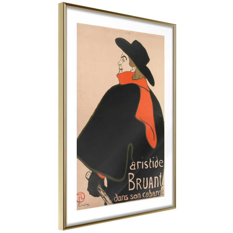 Wall Poster Aristide Bruant: In His Cabaret - French text and a man 137834 additionalImage 8